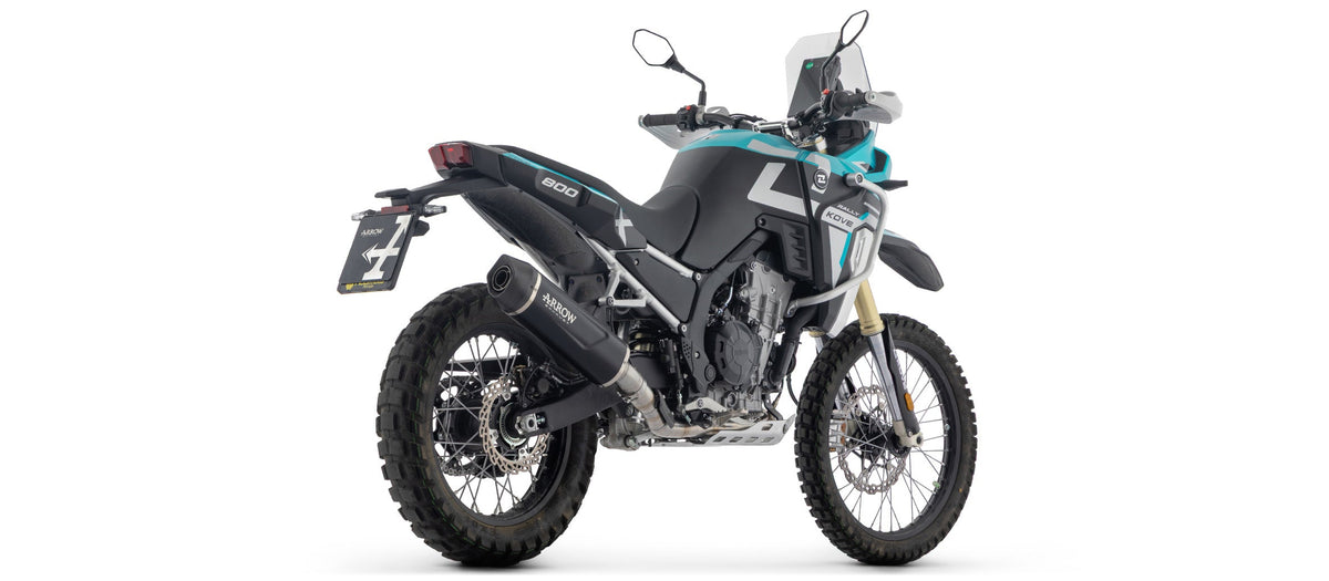 Arrow Indy Race EVO Aluminium "Dark" Slip On with Carbon End Cap