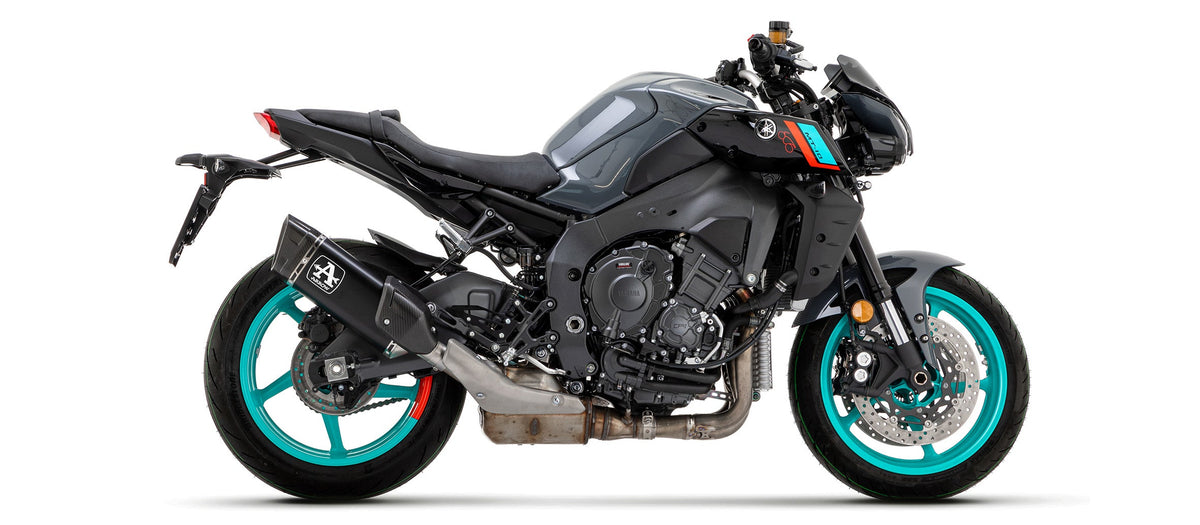 Arrow Pista Titanium "Dark" Slip On - Yamaha MT-10 / 10 SP