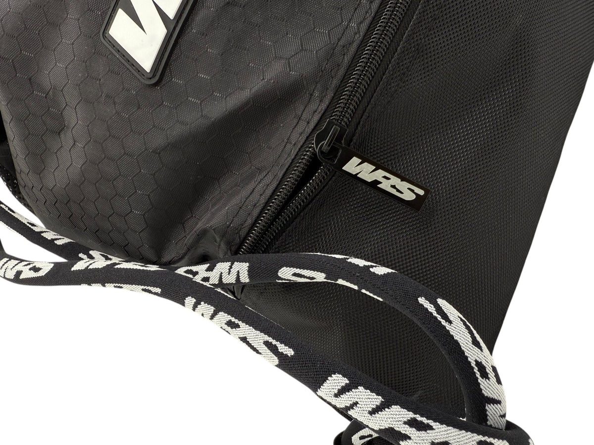 WRS Official Black Drawstring Backpack