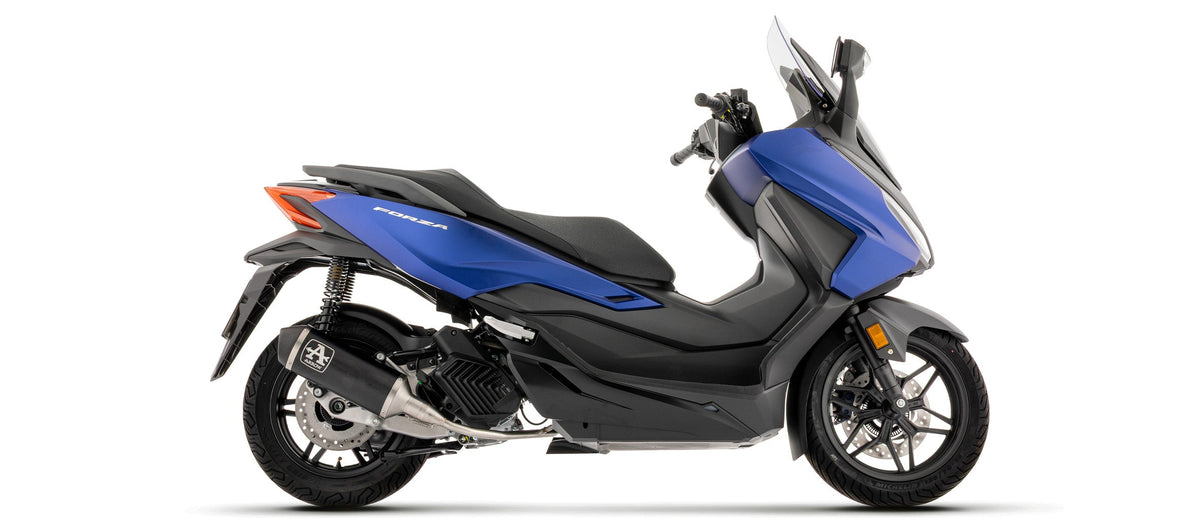 Arrow Racing Full System with Urban Aluminium "Dark" Slip On with "Dark"steel End Cap