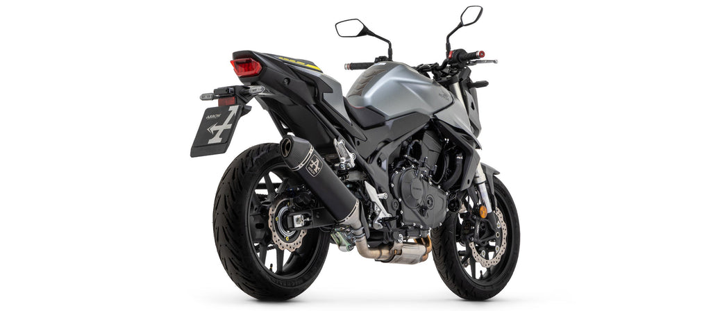 Arrow Veloce Aluminium "Dark" Slip On - Honda CB750 Hornet