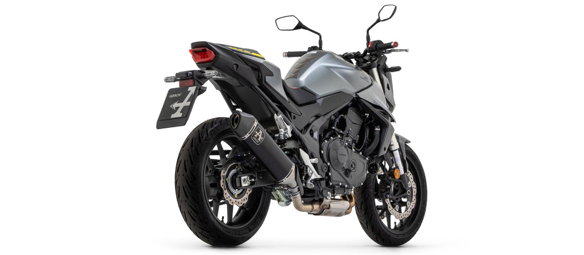 Arrow Veloce Aluminium "Dark" Slip On - Honda CB750 Hornet