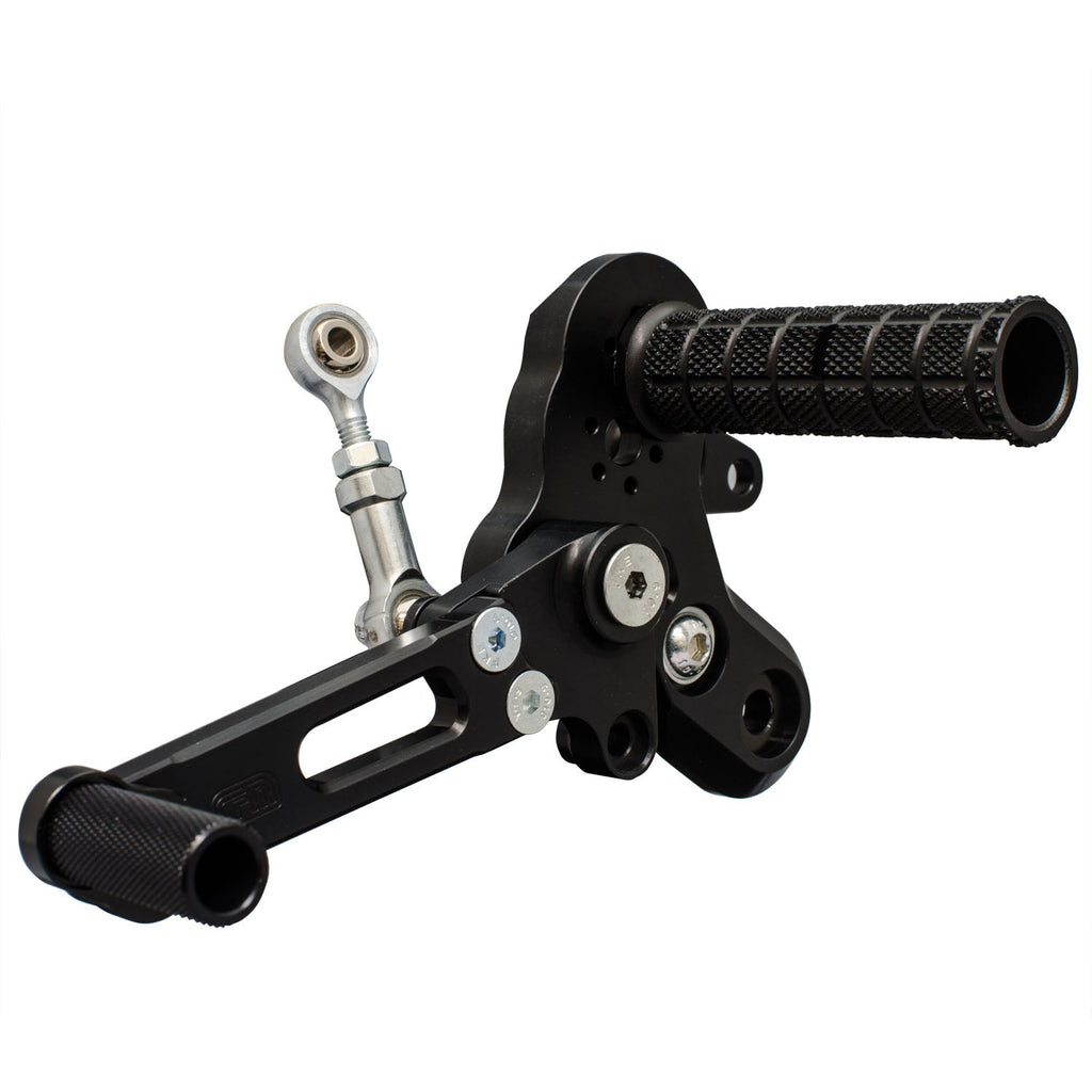 Woodcraft Kawasaki Z125 Rearset Complete - GP Shift