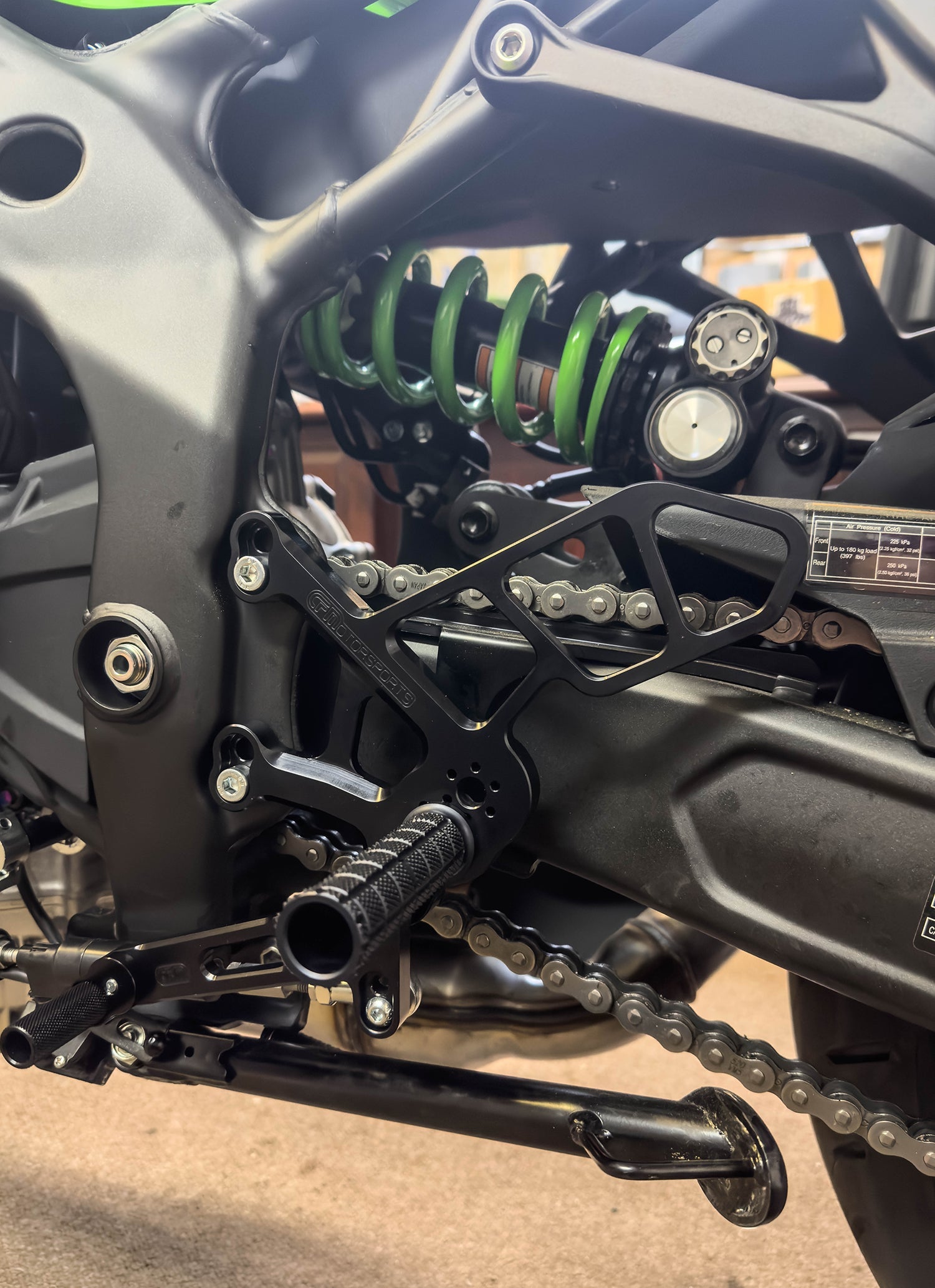 Woodcraft Kawasaki ZX-4RR Complete Rearset