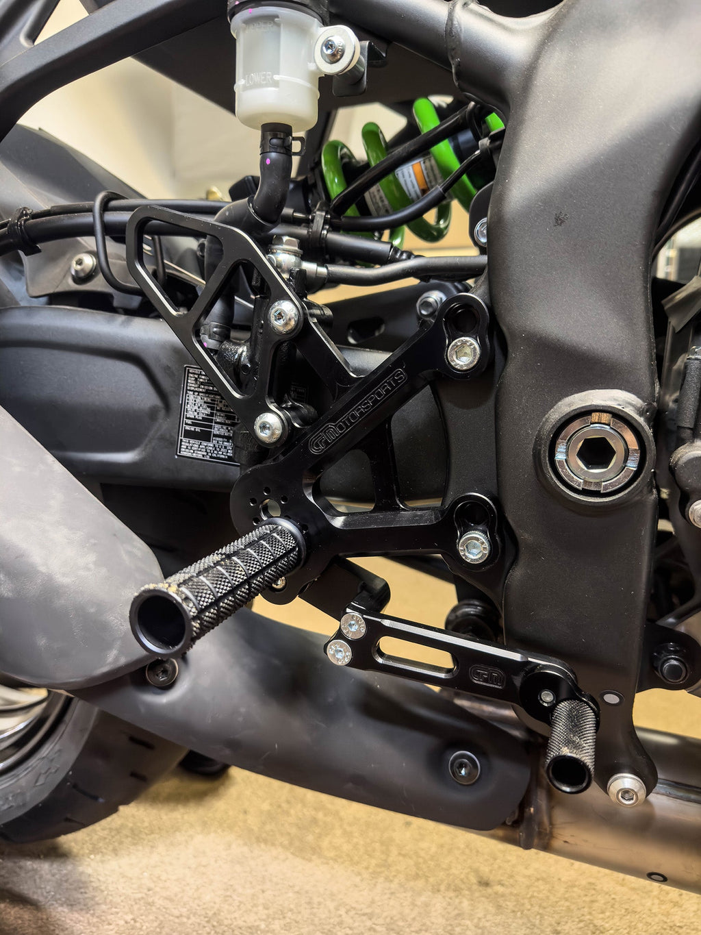 Woodcraft Kawasaki ZX-4RR Complete Rearset