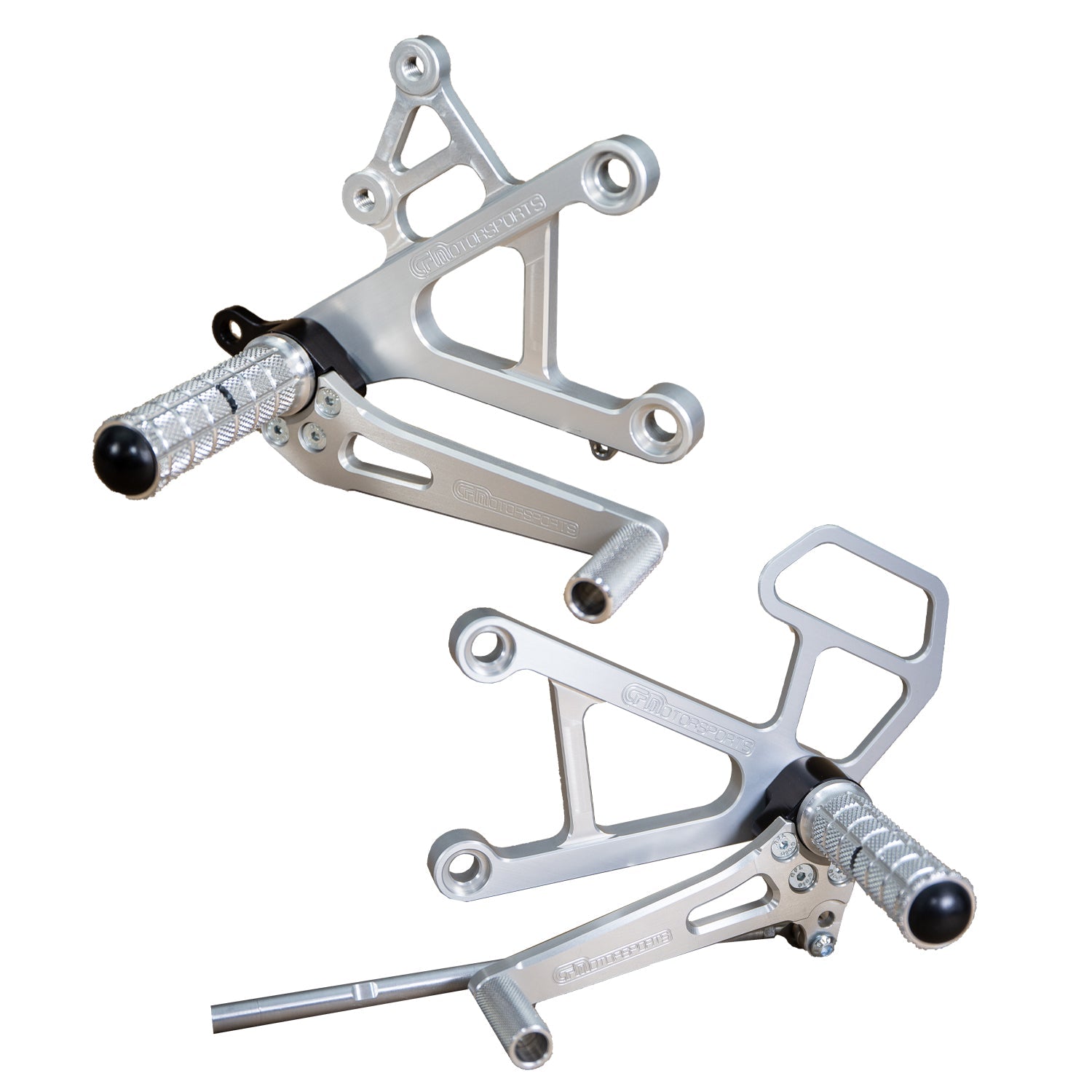 Woodcraft 2003-04 Kawasaki ZX6/636 Rearset Complete - STD/GP Shift