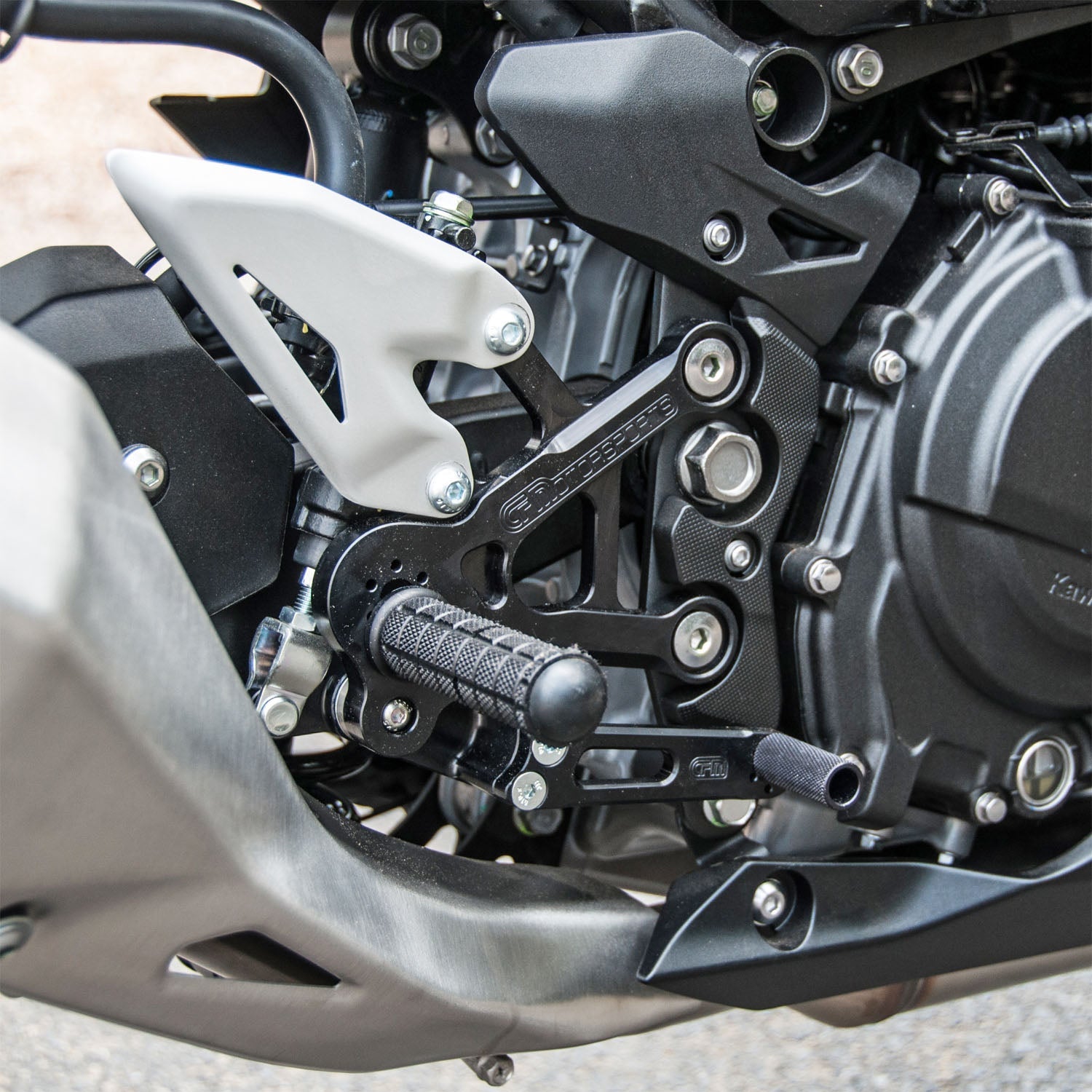 Woodcraft 2018-23 Kawasaki Ninja400, 2019-23 Z400, Ninja500 Complete Rearset