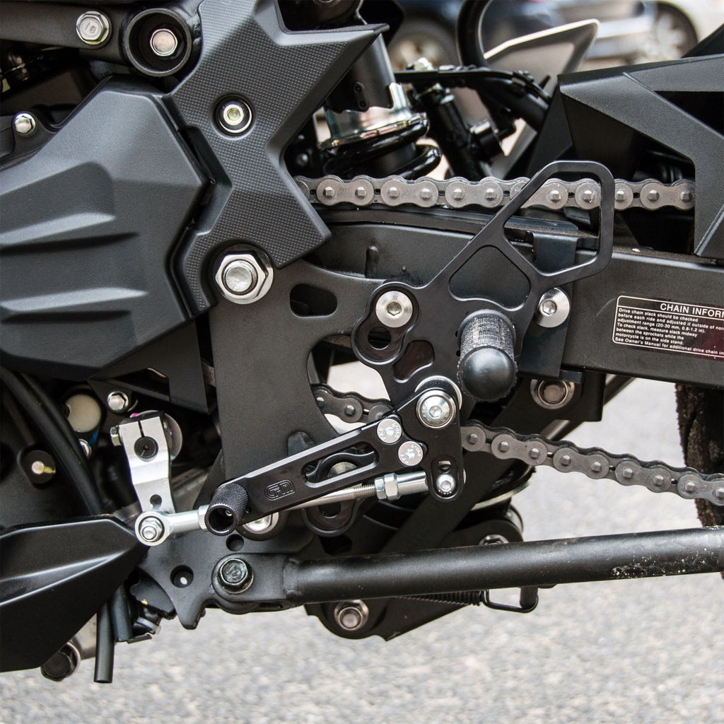 Woodcraft 2018-23 Kawasaki Ninja400, 2019-23 Z400, Ninja500 Complete Rearset