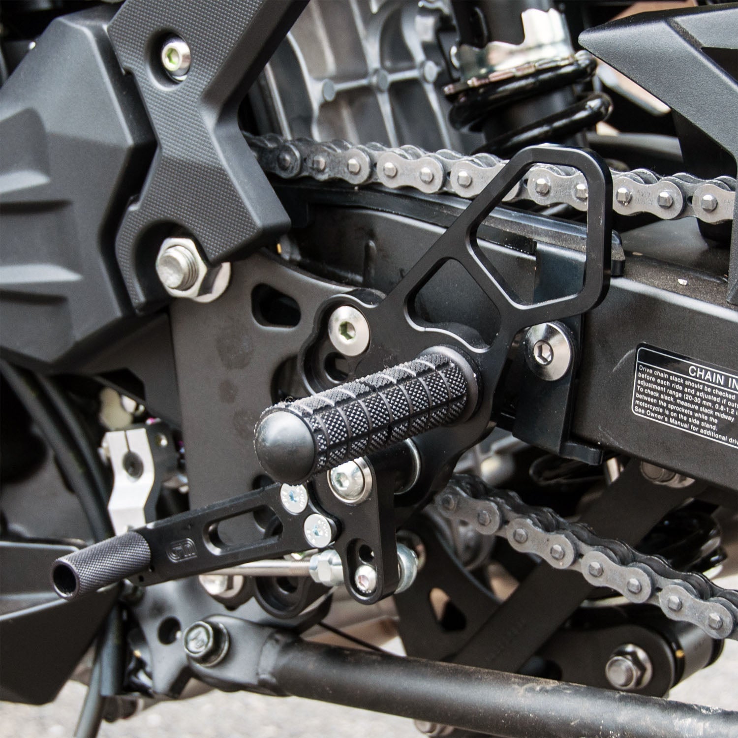 Woodcraft 2018-23 Kawasaki Ninja400, 2019-23 Z400, Ninja500 Complete Rearset