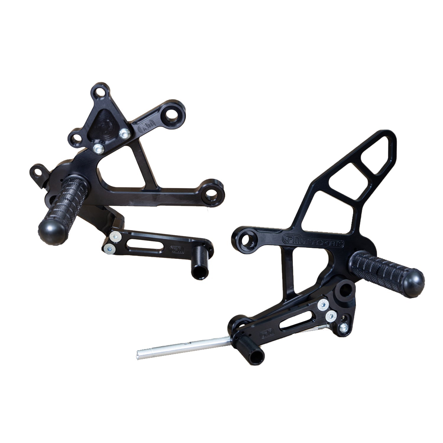 Woodcraft 2009-12 Kawasaki ZX-6R Complete Rearset - STD / GP Shift