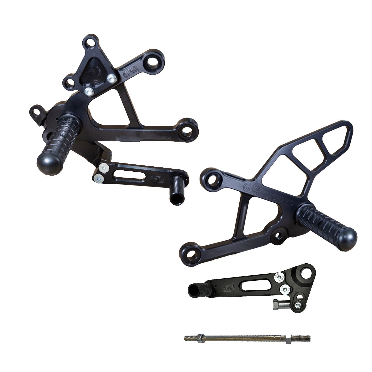 Woodcraft 2013-18 Kawasaki ZX636 Complete Rearset - STD/GP Shift