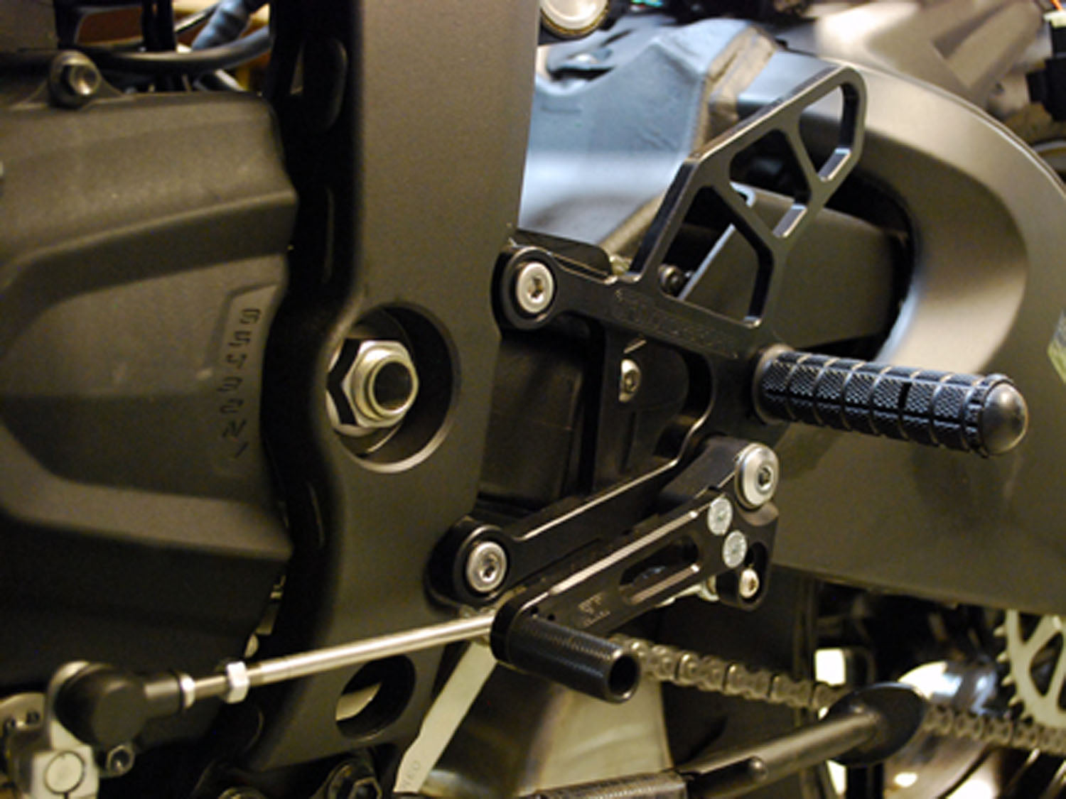 Woodcraft 2013-18 Kawasaki ZX636 Complete Rearset - STD/GP Shift