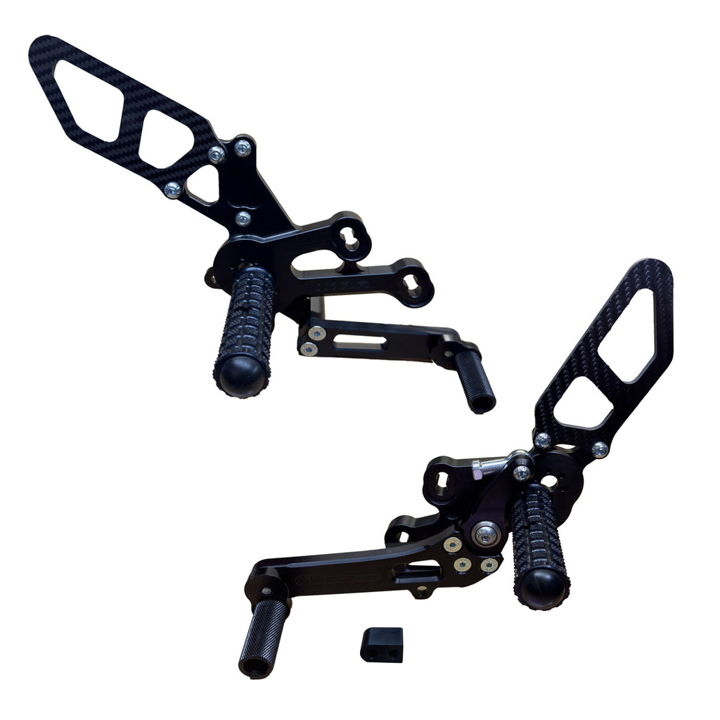 Woodcraft Suzuki GSX8S/R Complete GP Shift Rearset Kit W/Pedals