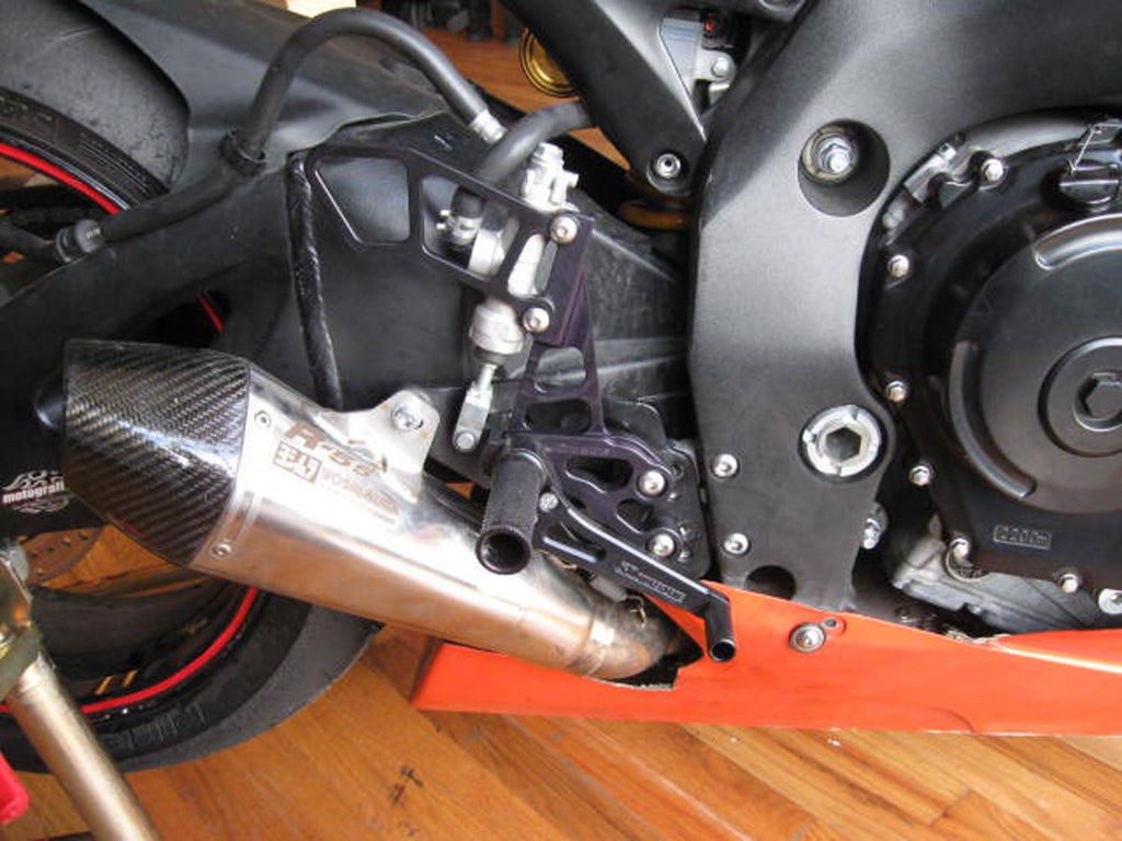 Woodcraft 2006-10 Suzuki GSX-R600/750 Complete Rearset