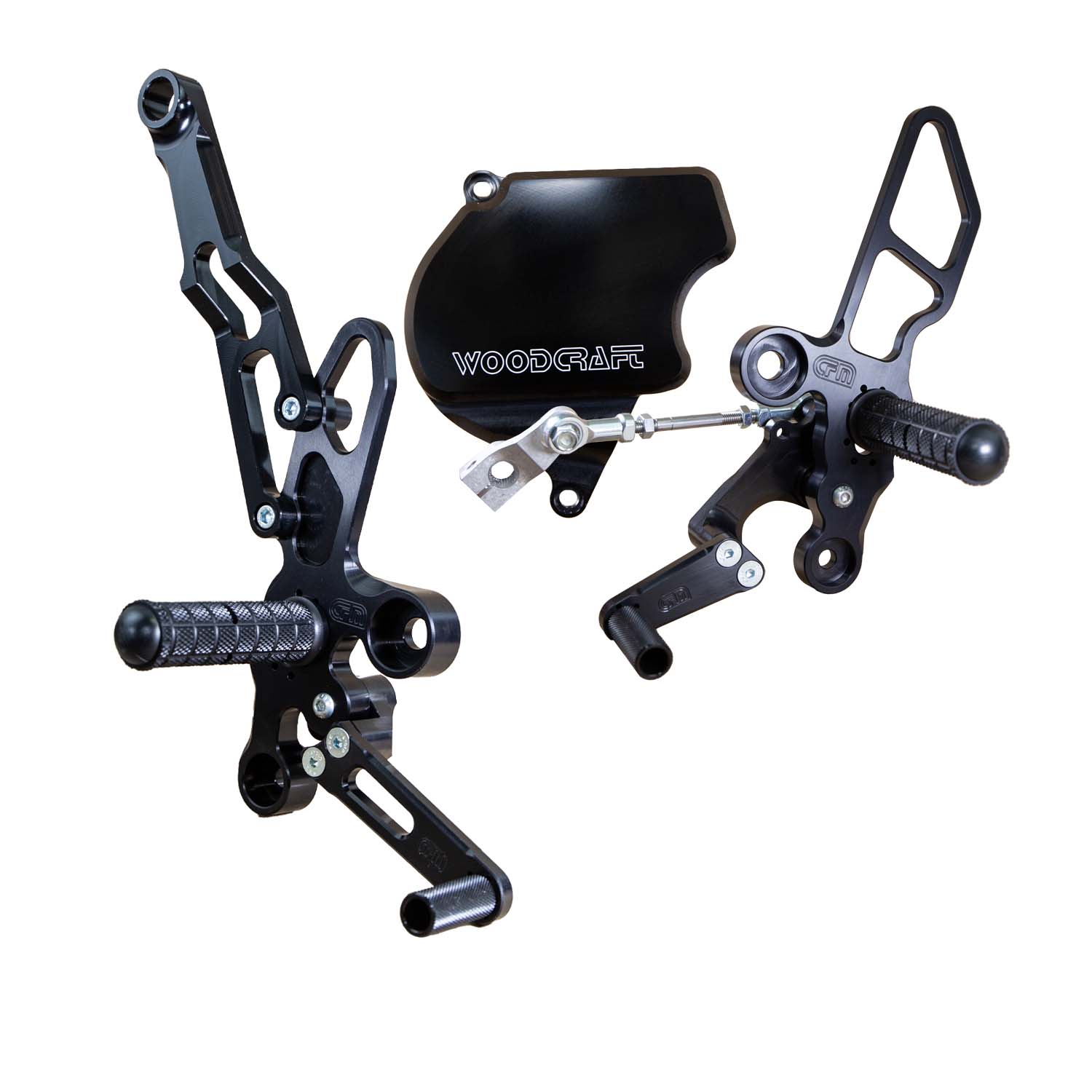 Woodcraft Honda Grom Complete Rearset Kit w/ Pedals