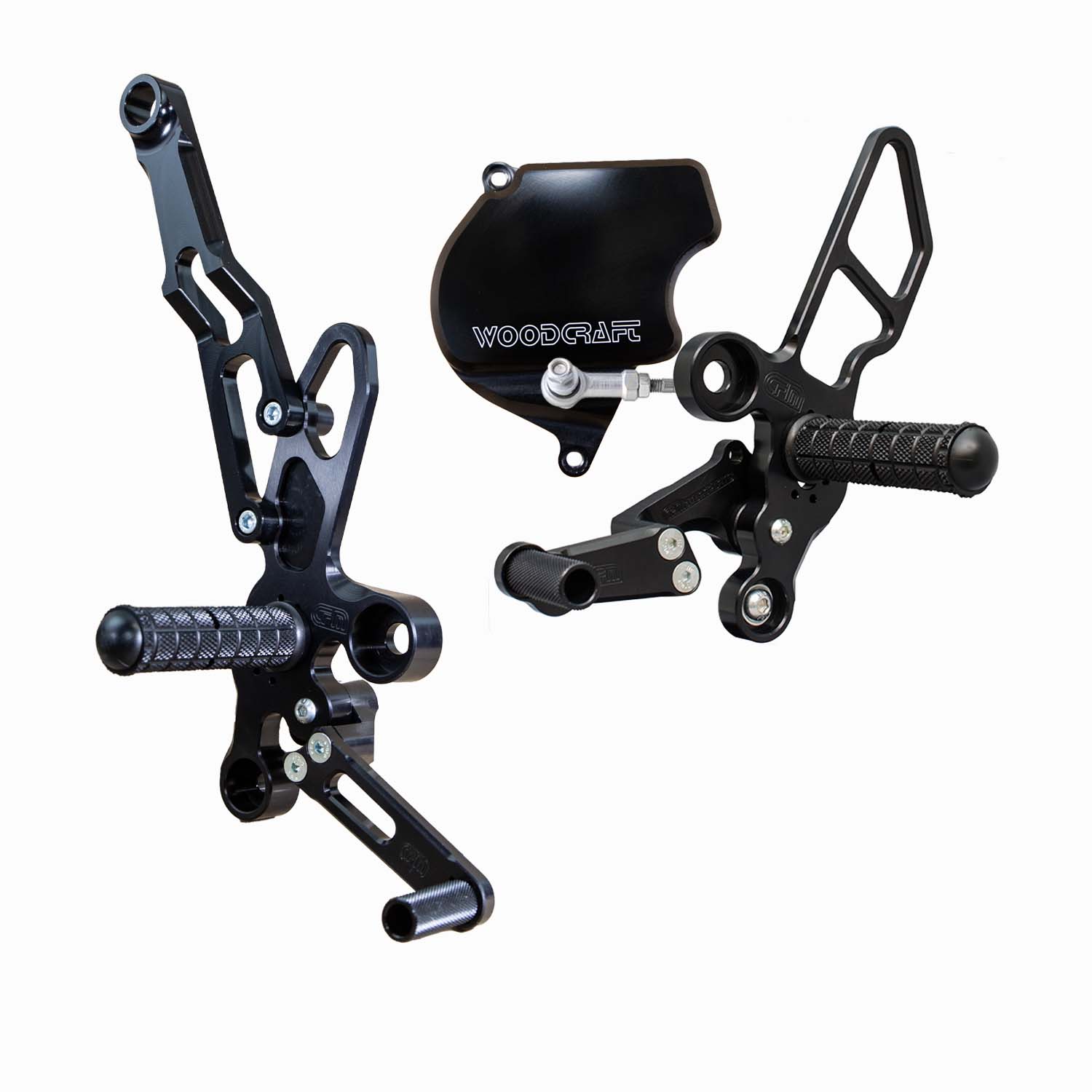 Woodcraft Honda Grom Complete Rearset Kit w/ Pedals