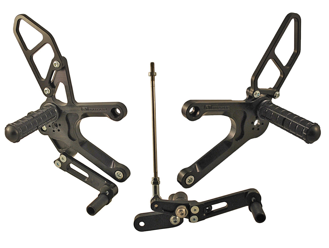 Woodcraft Honda CBR500R/500F Complete Rearset - STD Shift