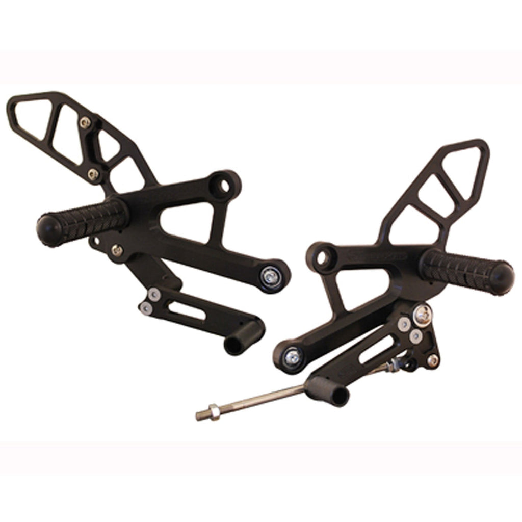 Woodcraft Honda CBR250R/300R Complete Adjustable Rearset - STD Shift