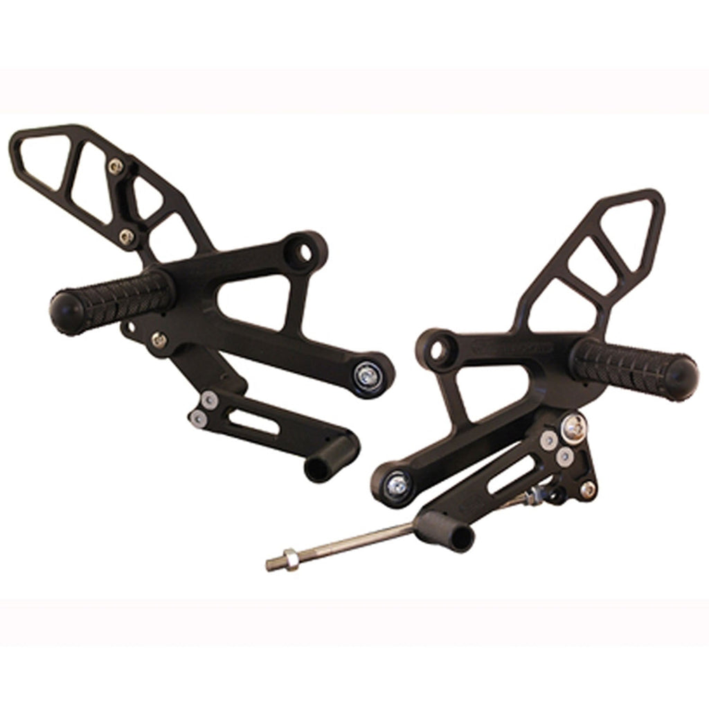 Woodcraft Honda CBR250R/300R Complete Adjustable Rearset - GP Shift