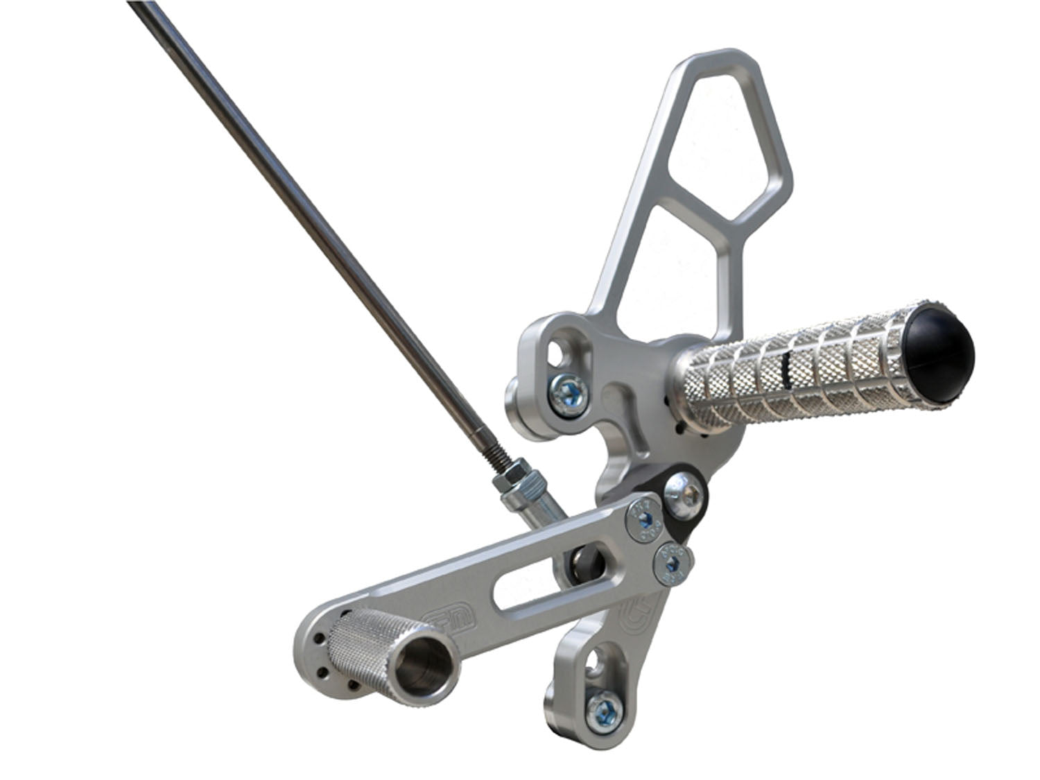 Woodcraft Yamaha FZ07/MT07/XSR700 Rearset - Silver