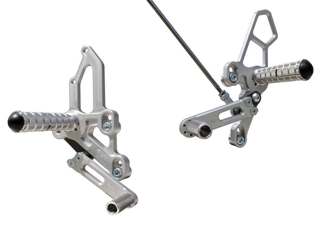 Woodcraft Yamaha FZ07/MT07/XSR700 Rearset - Silver