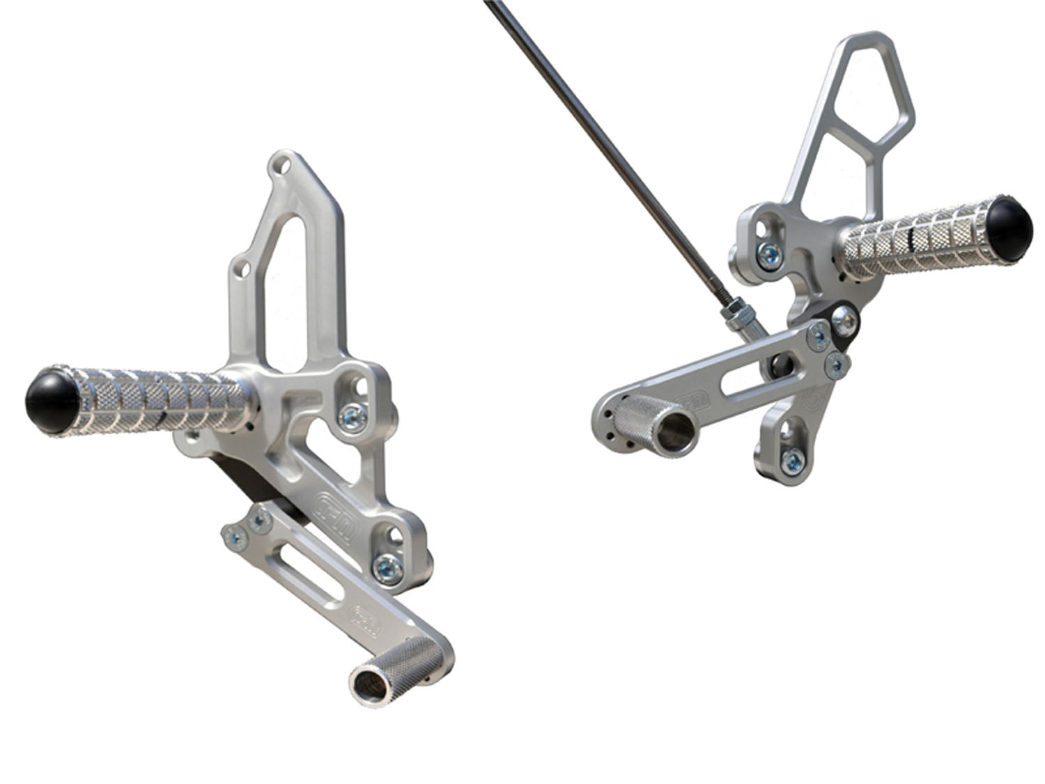 Woodcraft Yamaha FZ07/MT07/XSR700 Rearset - Silver