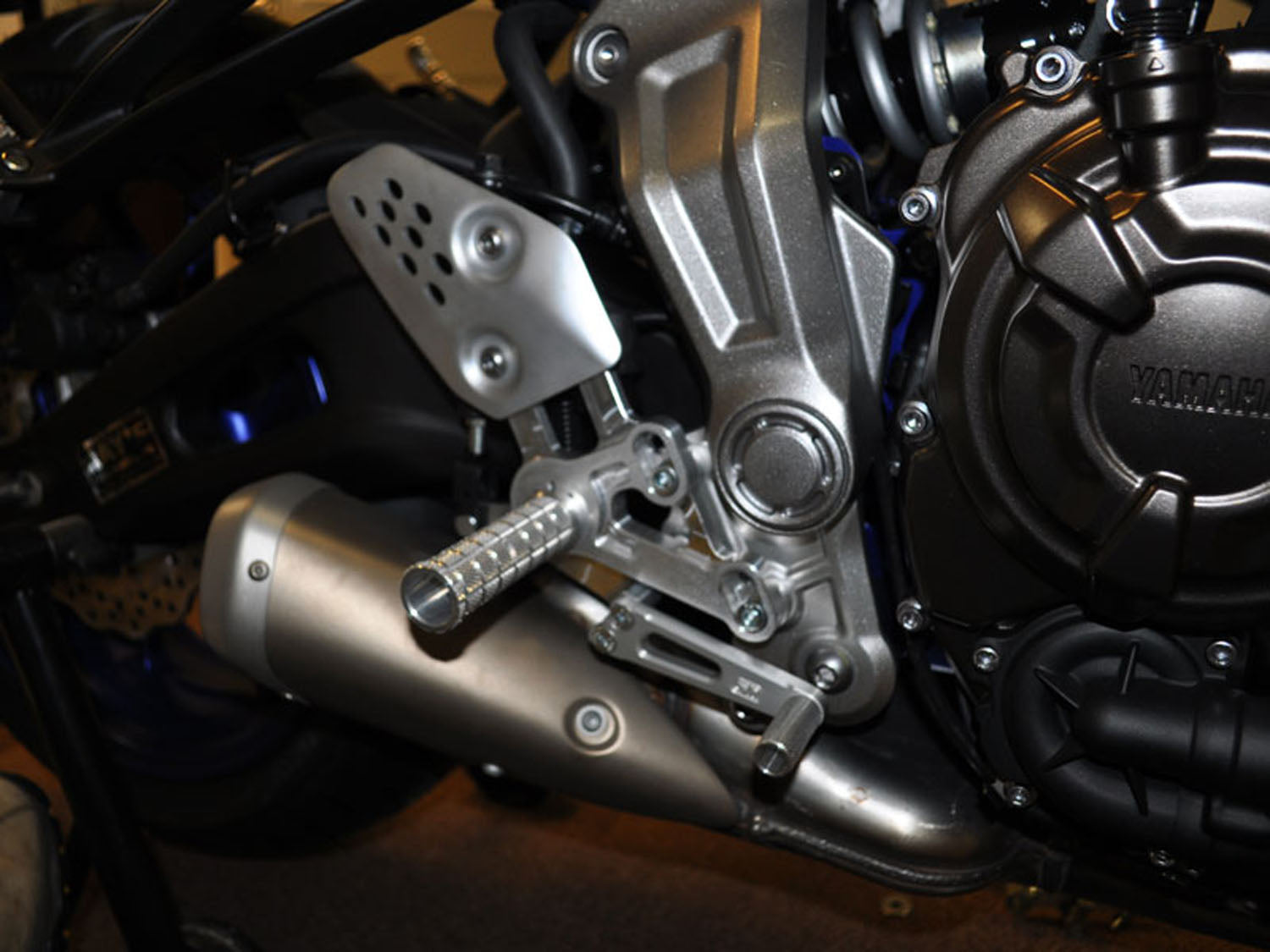 Woodcraft Yamaha FZ07/MT07/XSR700 Rearset - Silver