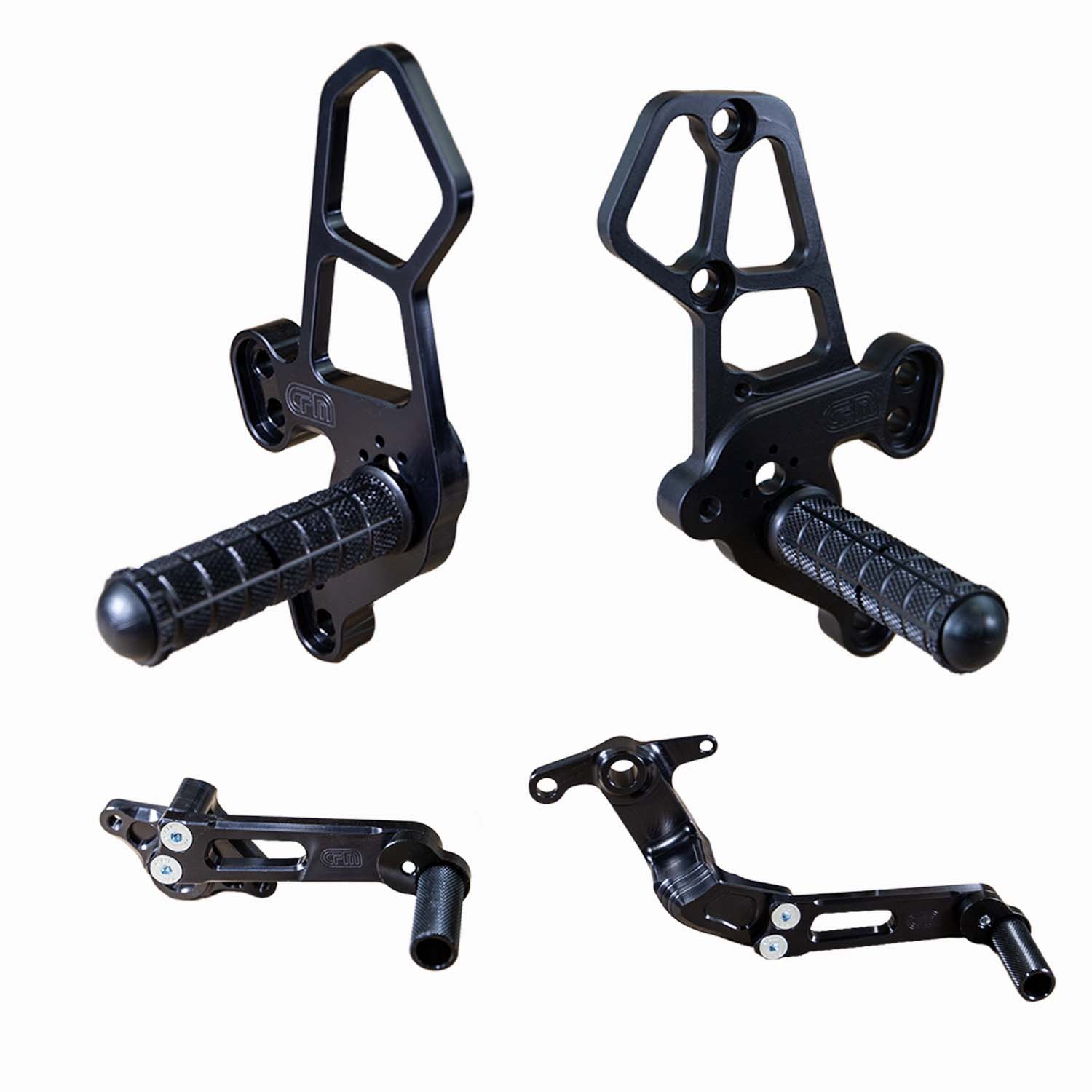 Woodcraft Yamaha MT09, XSR900 Rearset Kit, Complete W/Pedals