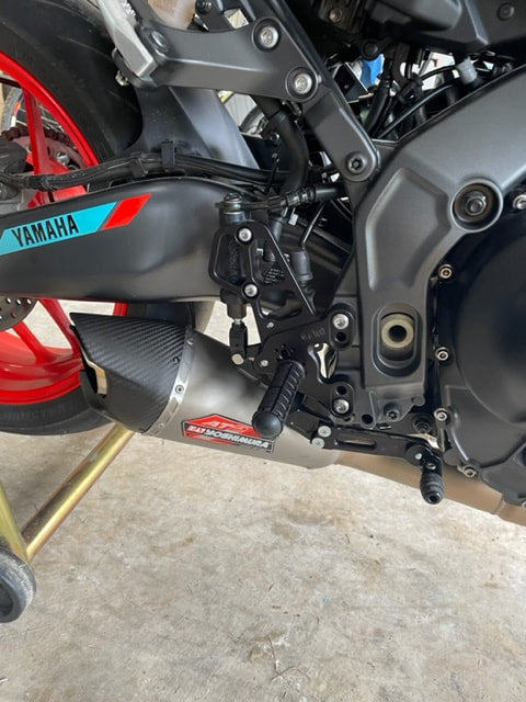 Woodcraft Yamaha MT09, XSR900 Rearset Kit, Complete W/Pedals