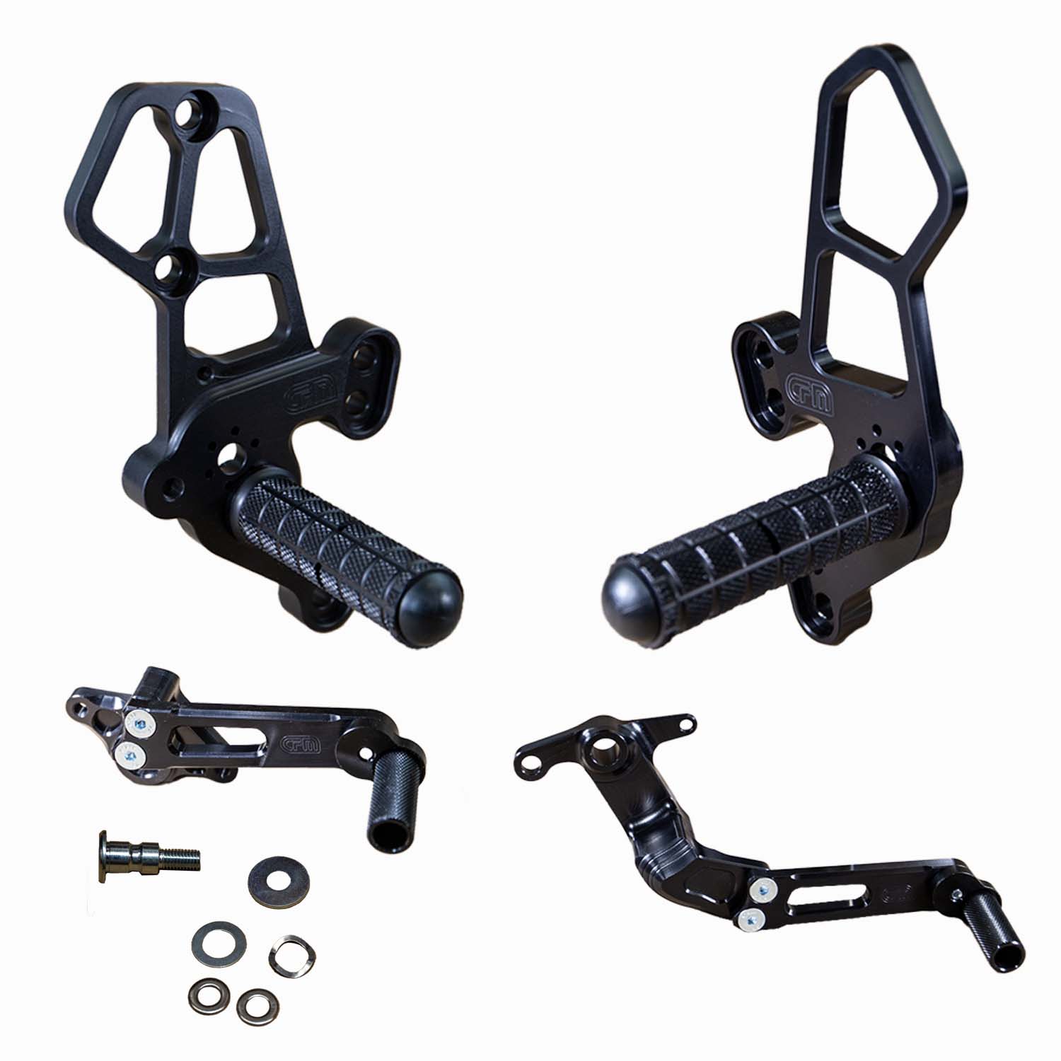 Woodcraft Yamaha XSR900 Rearset Kit, Complete W/Pedals