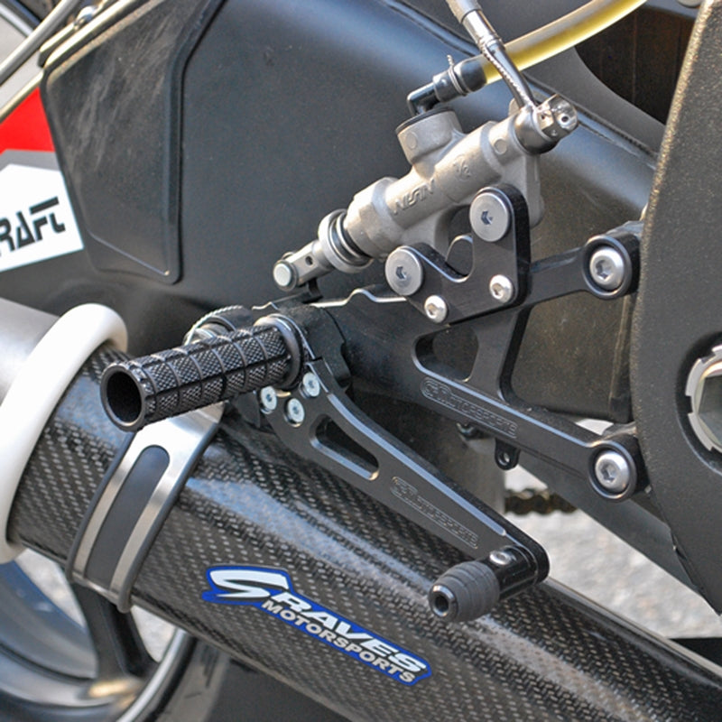 Woodcraft 2006-16 Yamaha R6 Rearset - STD Shift
