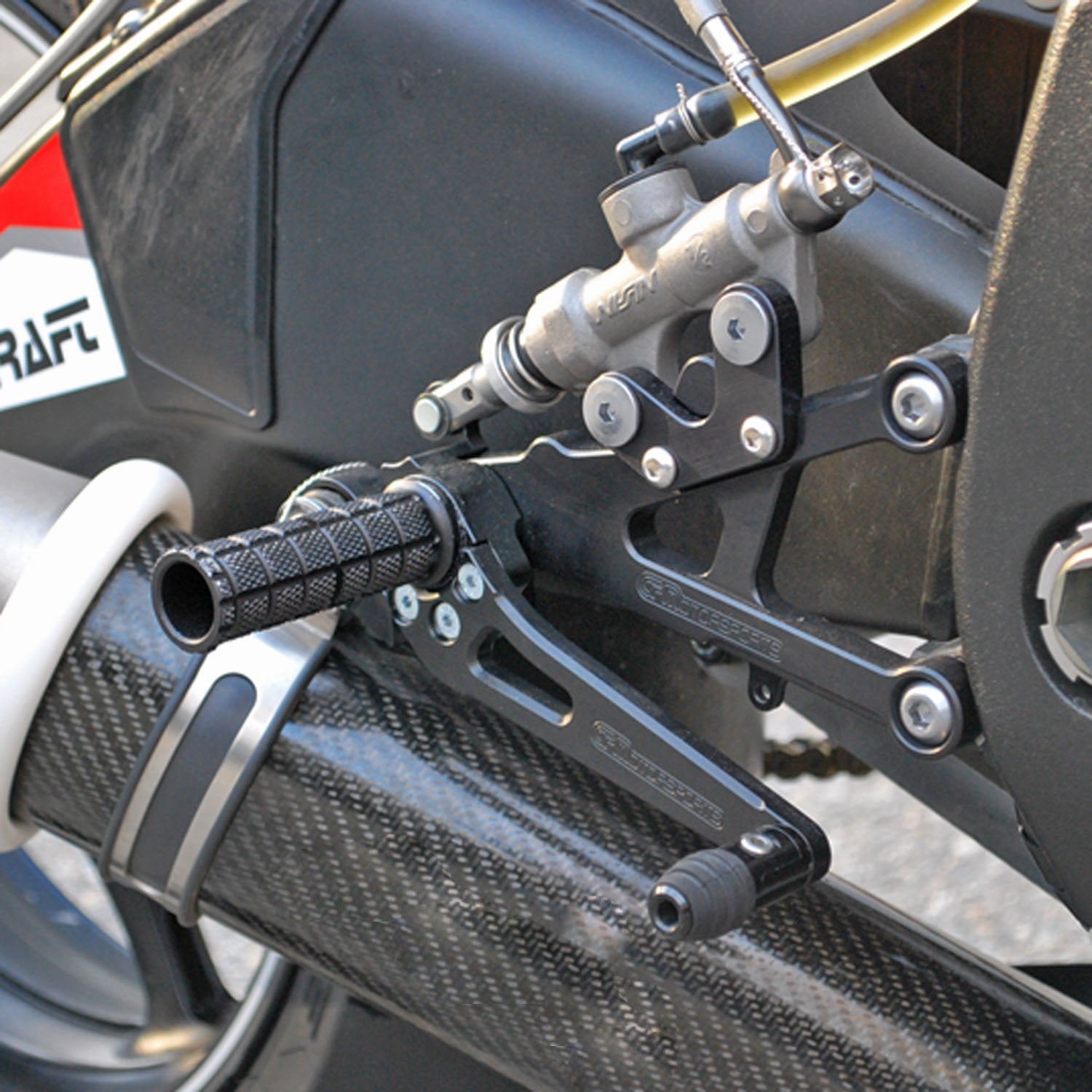 Woodcraft 2006-16 Yamaha R6 Rearset - GP Shift