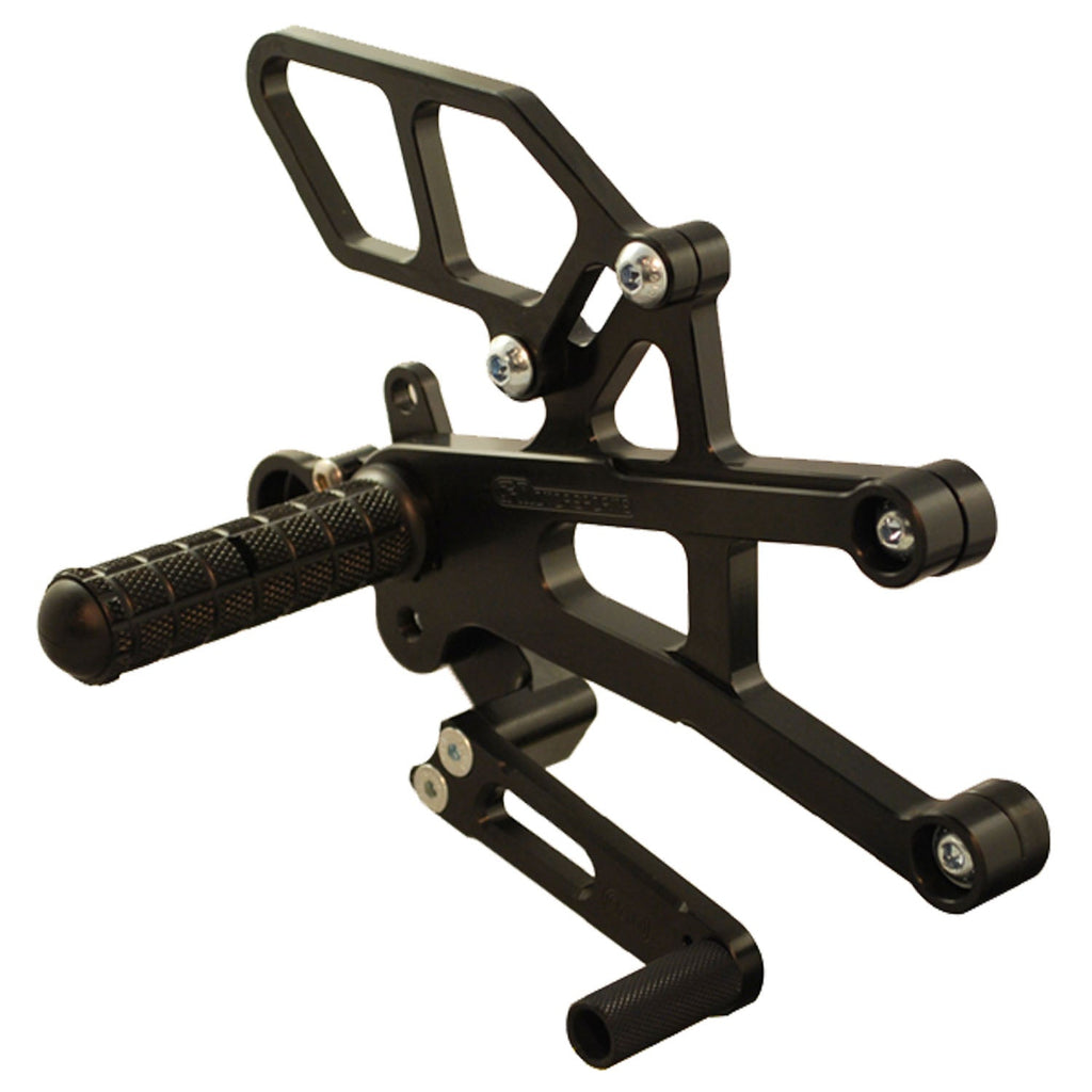 Woodcraft 2013-17 Triumph Daytona 675 Rearset - STD Shift w/o QS