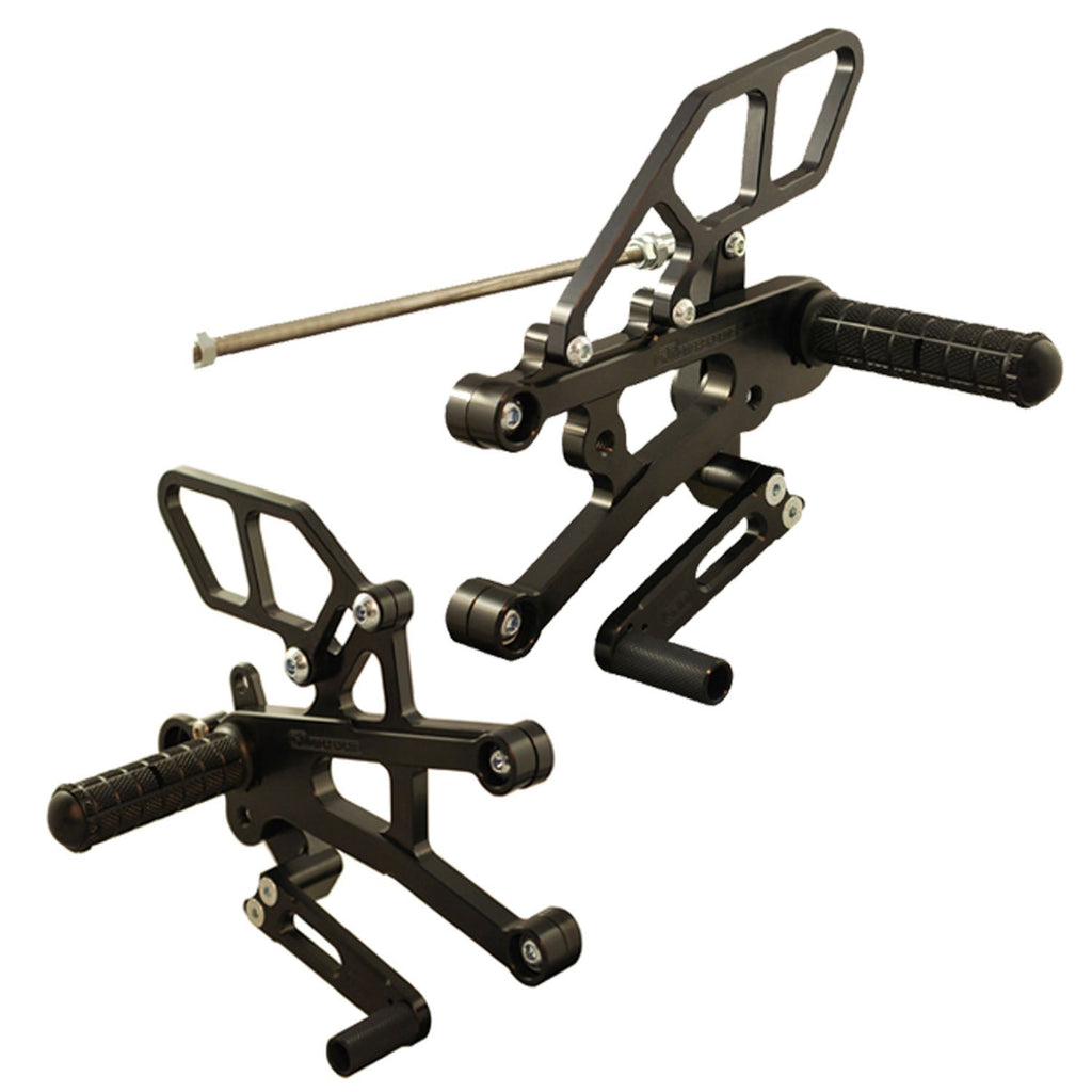 Woodcraft 2013-17 Triumph Daytona 675 Rearset - STD Shift w/o QS
