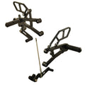 Woodcraft Triumph Daytona 675R Rearset - GP Shift w/QS Rod - RACE USE ONLY (No Side Stand)