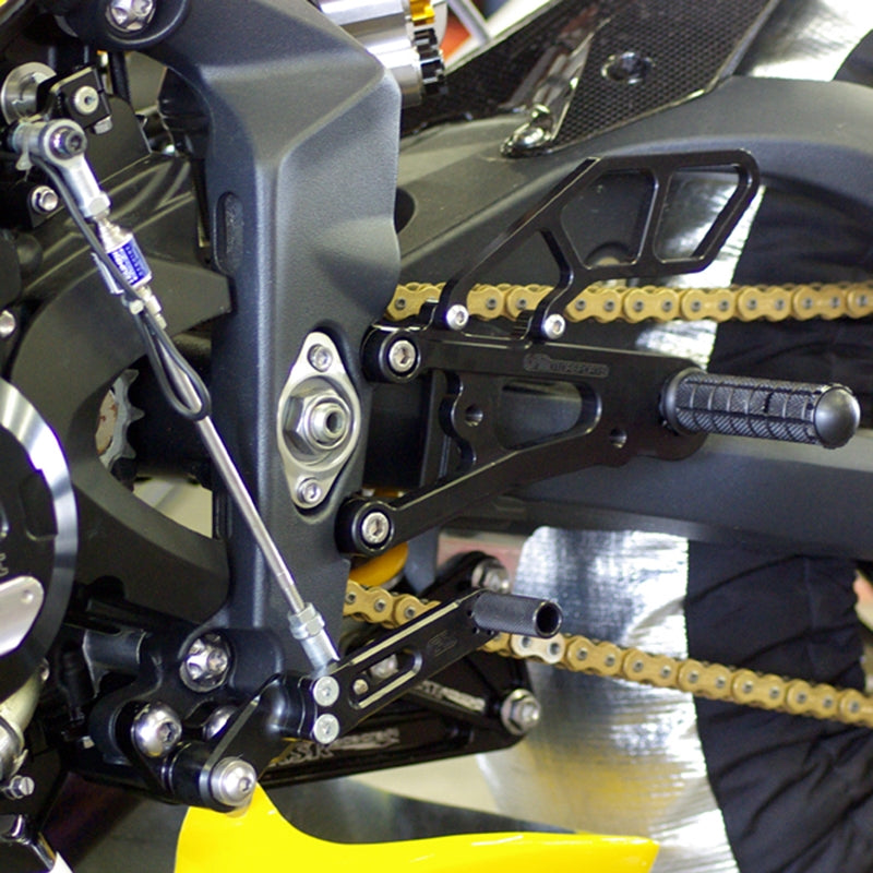 Woodcraft Triumph Daytona 675 Rearset - GP Shift w/o QS - RACE USE ONLY (No Side Stand)