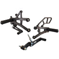 Woodcraft Triumph Street Triple Rearset Kit, GP Shift W/O QS - Complete W/Shift and Brake Pedals