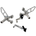 Woodcraft Ducati 848/1098/1198/848 EVO Complete Rearset - Clear