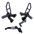 Woodcraft Ducati 848/1098/1198/848 Evo Complete Rearset - Black