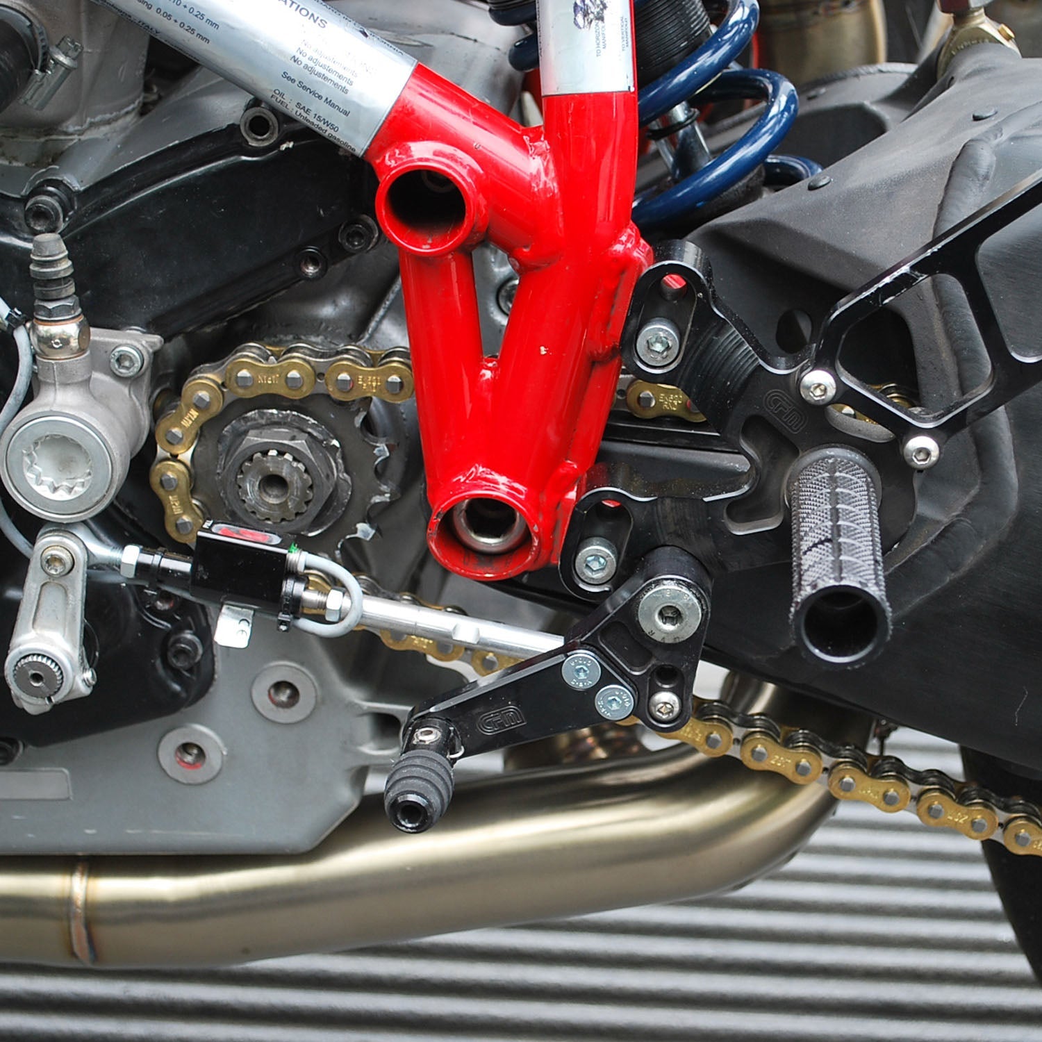 Woodcraft Ducati 848/1098/1198/848 Evo Complete Rearset - Black