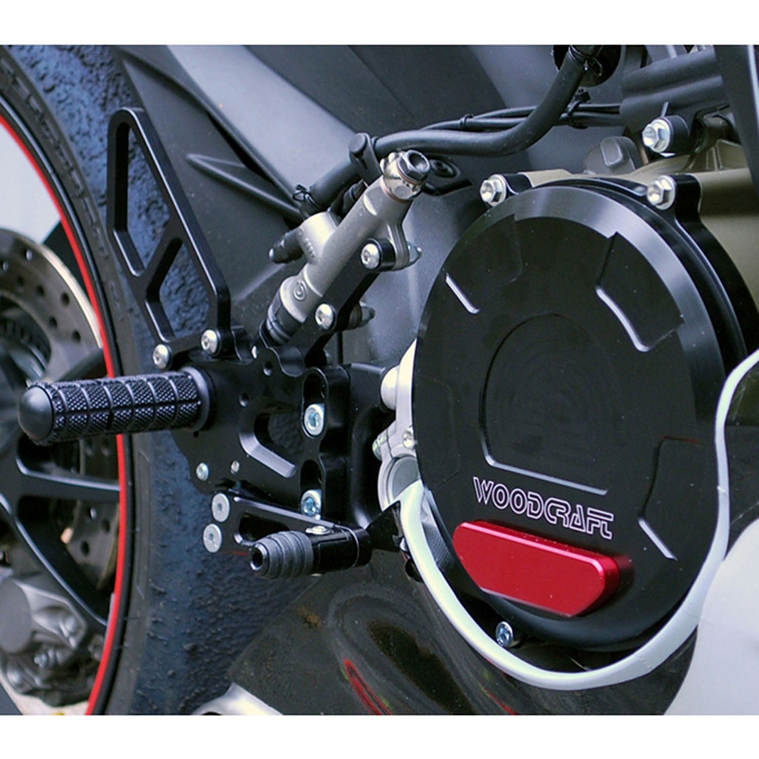 Woodcraft Ducati Panigale V2 thru 2024/899/959/1199/1299 STD Shift Complete Rearset