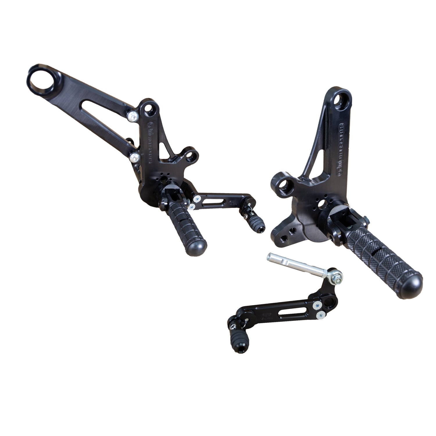 Woodcraft Ducati Diavel GP Shift Adjustable Complete Rearset Kit