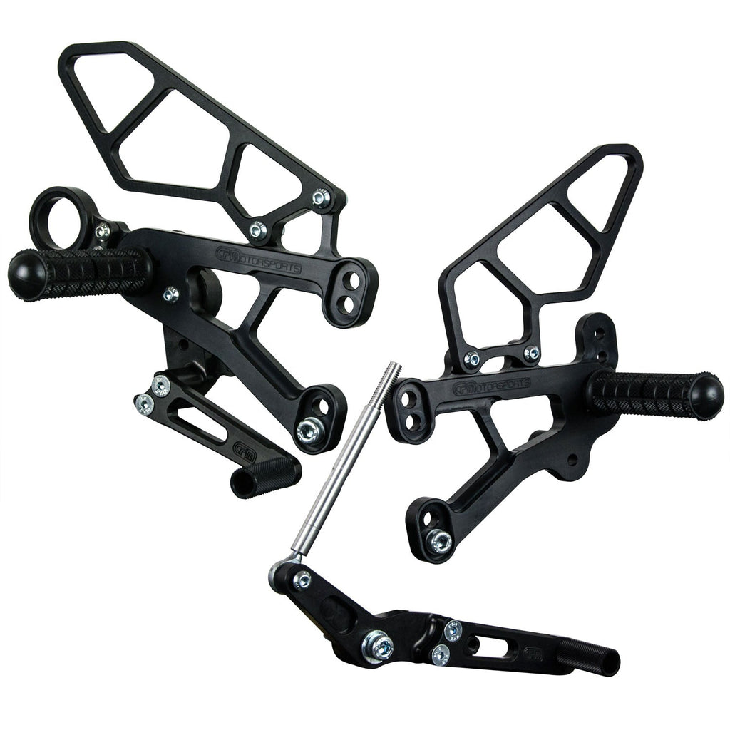 Woodcraft 2009-14 BMW S1000RR, 2014-16 S1000R Complete Rearset RACE ONLY