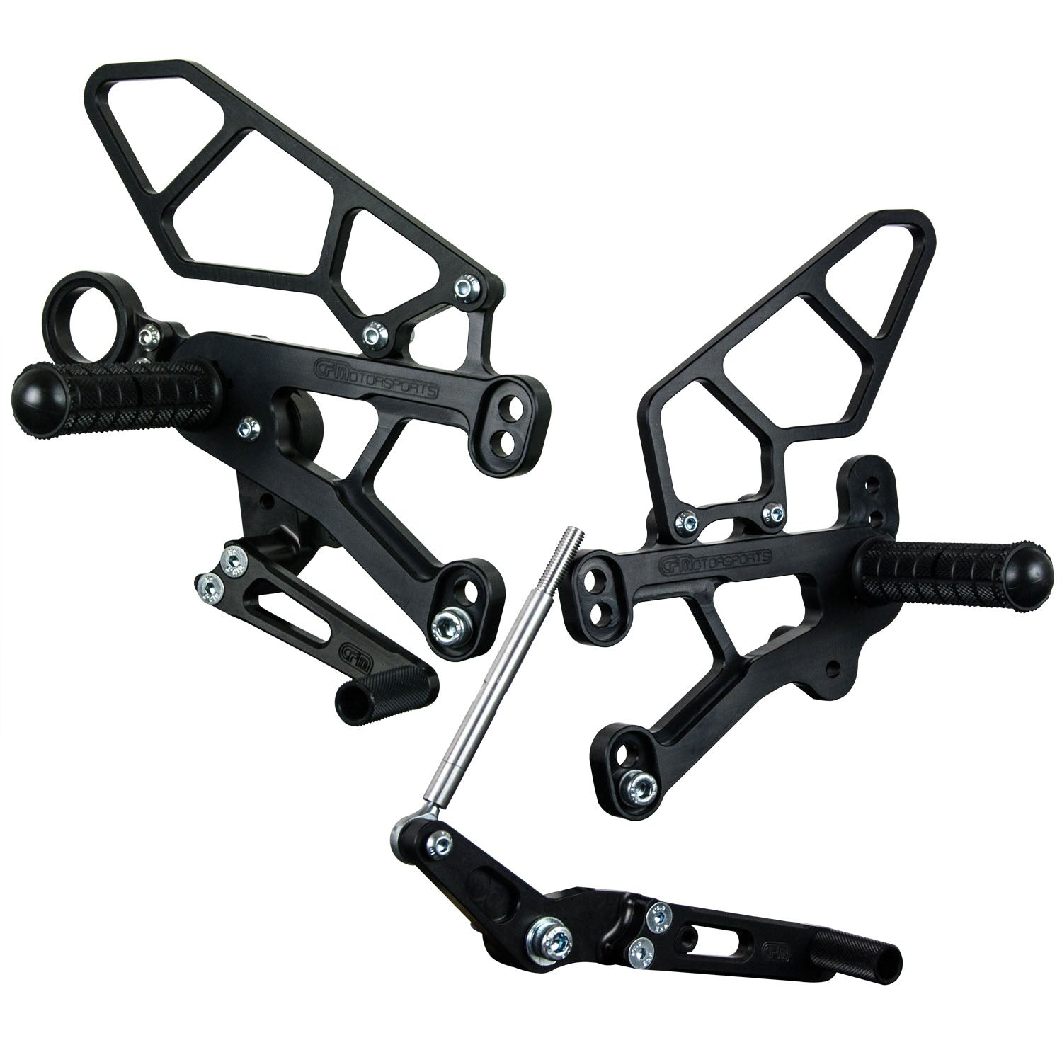 Woodcraft 2009-14 BMW S1000RR, 2014-16 S1000R Complete Rearset RACE ONLY