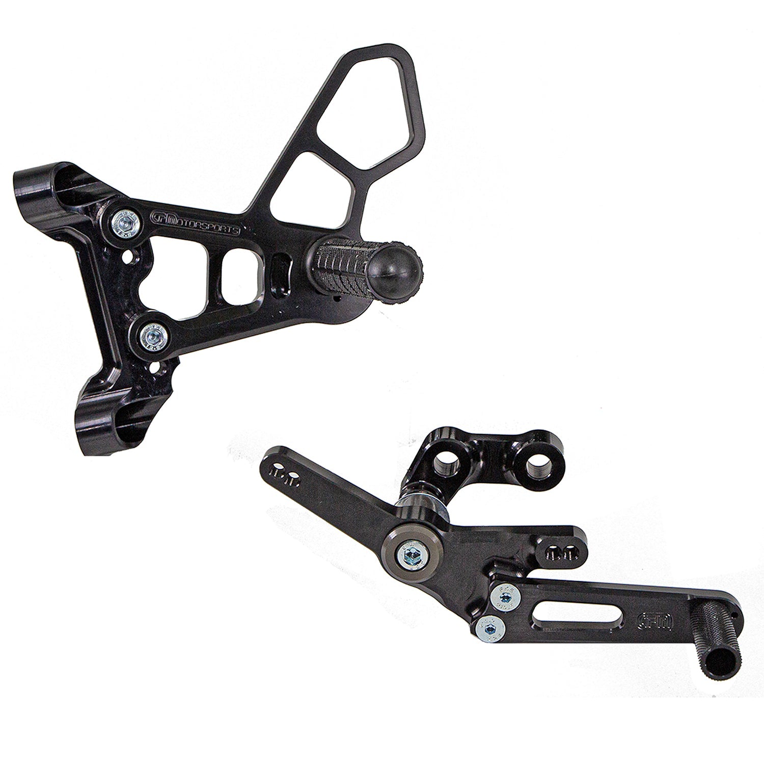 Woodcraft BMW S1000RR Complete Rearset w/ Pedals - STD/GP Shift