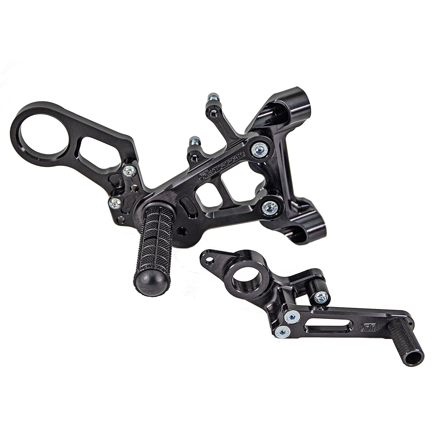 Woodcraft BMW S1000RR Complete Rearset w/ Pedals - STD/GP Shift