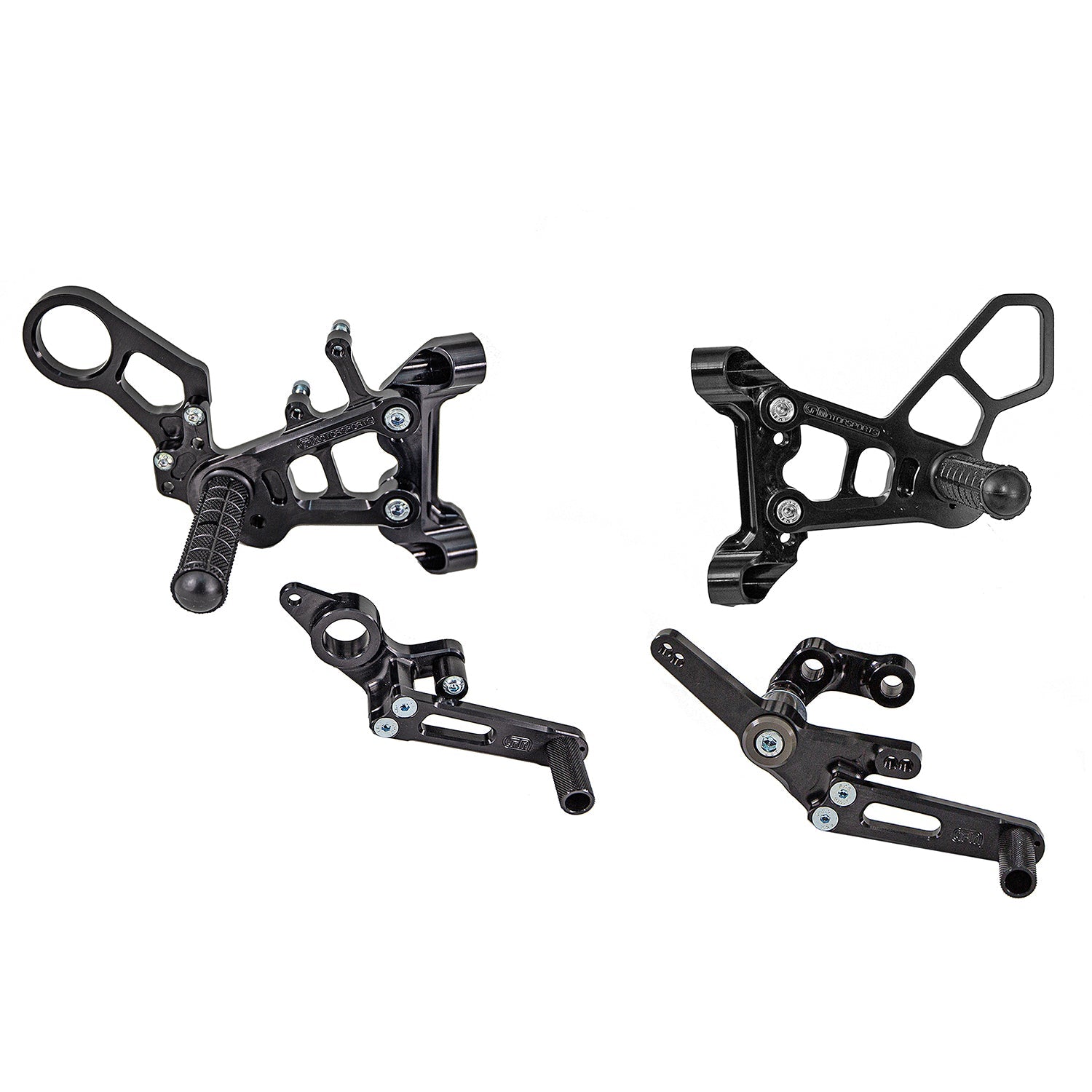 Woodcraft BMW S1000RR Complete Rearset w/ Pedals - STD/GP Shift
