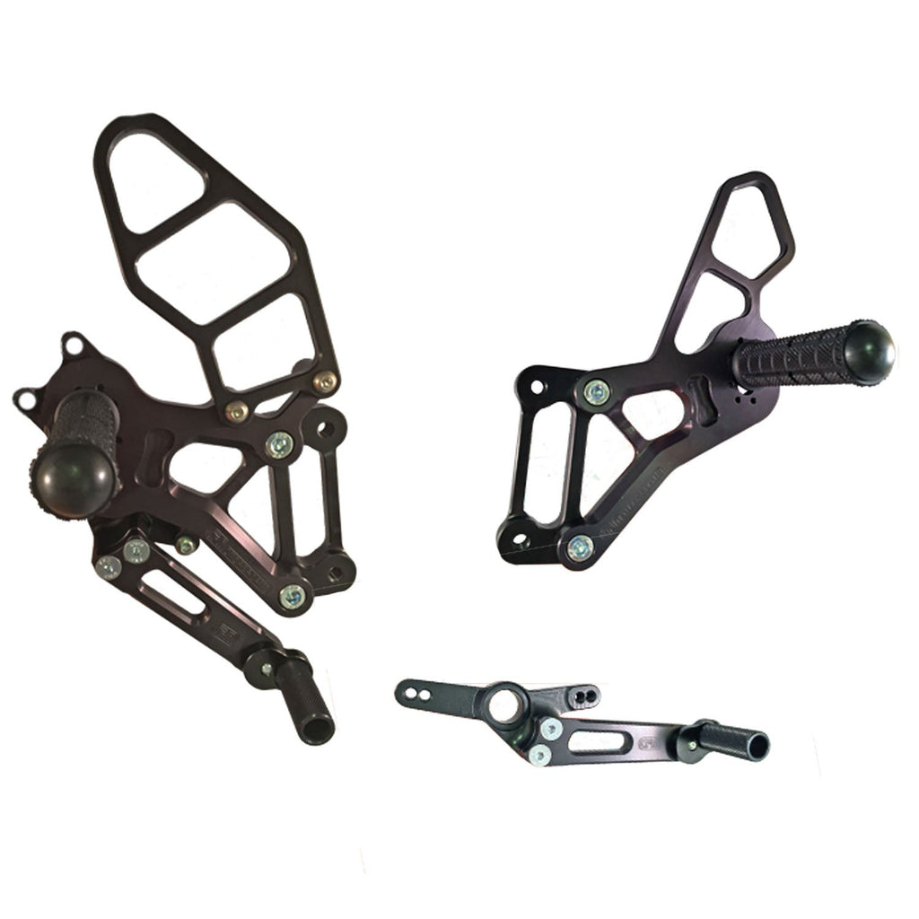 Woodcraft BMW S1000R Complete Rearset - STD/GP