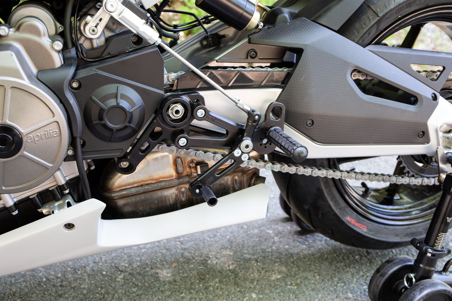Woodcraft Aprilia RS660 Rearset Kit Complete W/Pedals
