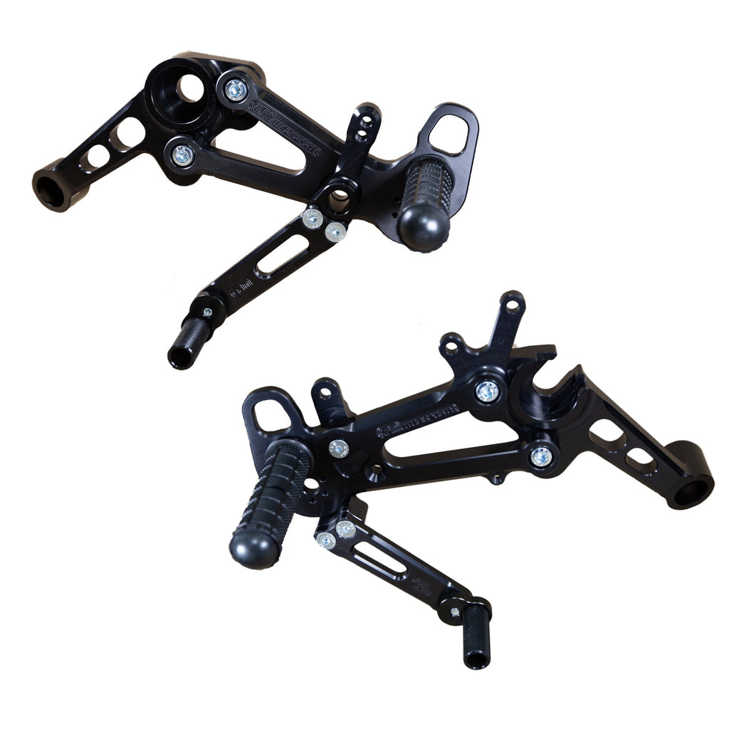 Woodcraft Aprilia RS660 Rearset Kit Complete W/Pedals
